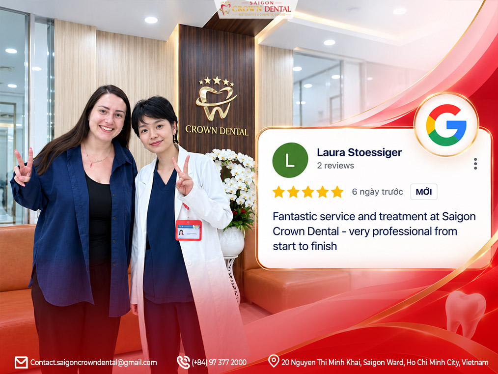Đánh giá 5 sao từ bệnh nhân quốc tế trên Google Reviews