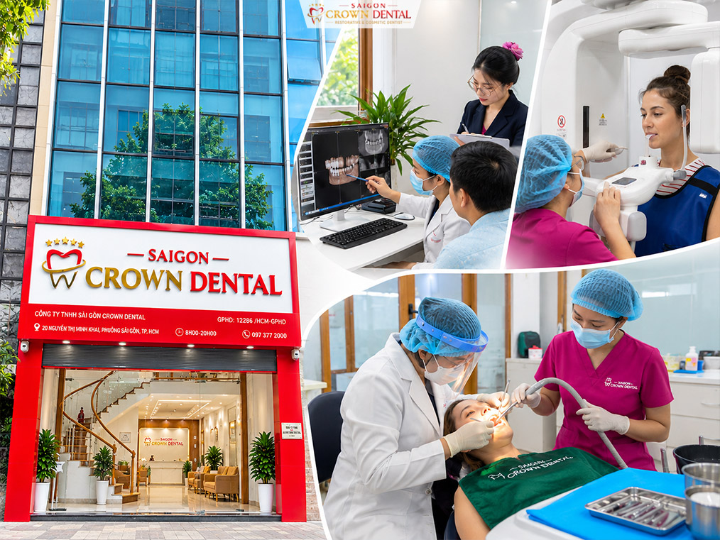 Saigon Crown Dental Clinic Front and Treatment Rooms