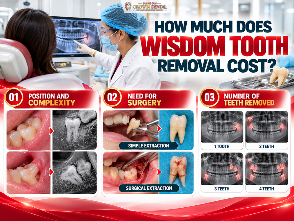 cost of wisdom tooth removal